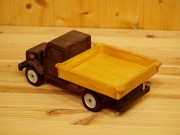 Deko-Lastwagen, Holz, dunkelbraun/eiche